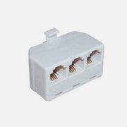 Telephone Adaptor Male/3 Female 6P4C X3 COMP