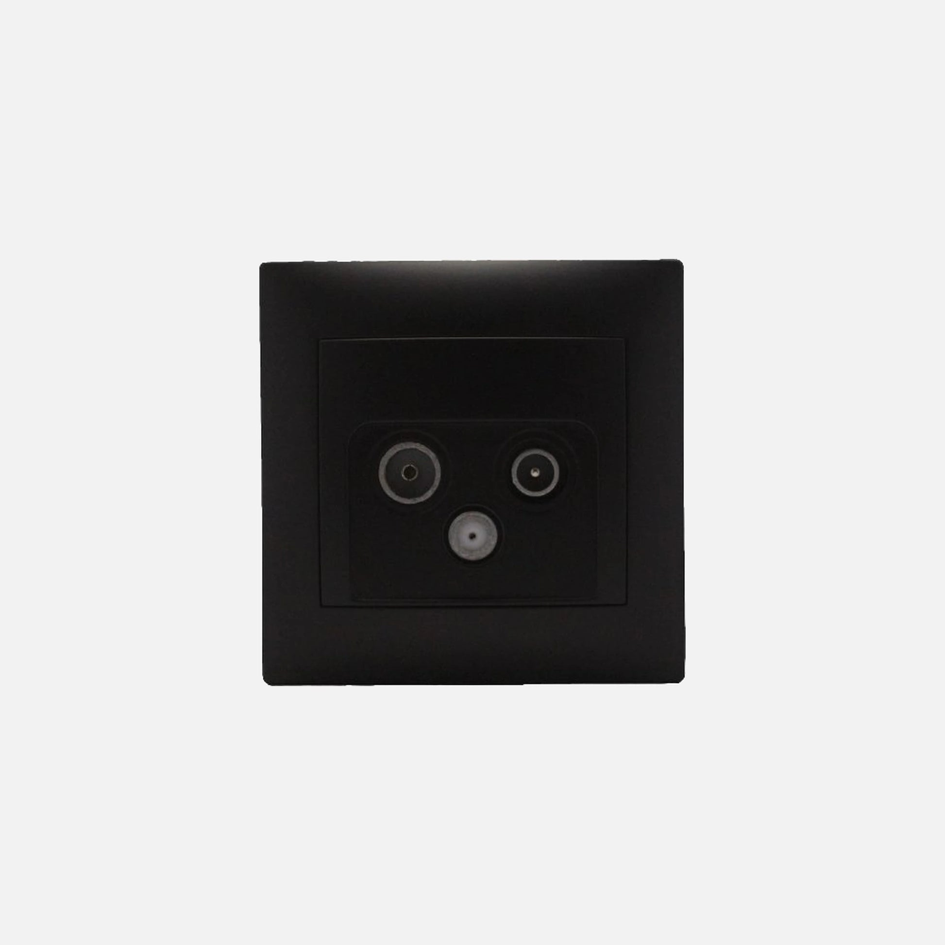 Terminal Socket Sat, TV and Radio Stinel, Black