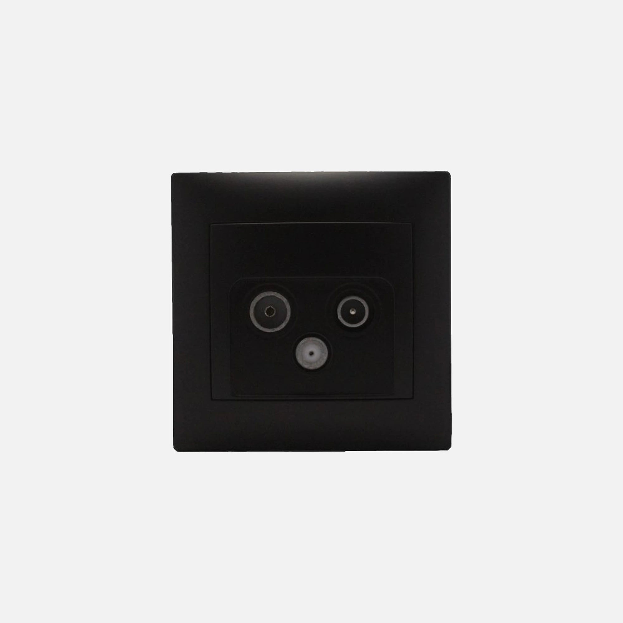 Terminal Socket Sat, TV and Radio Stinel, Black