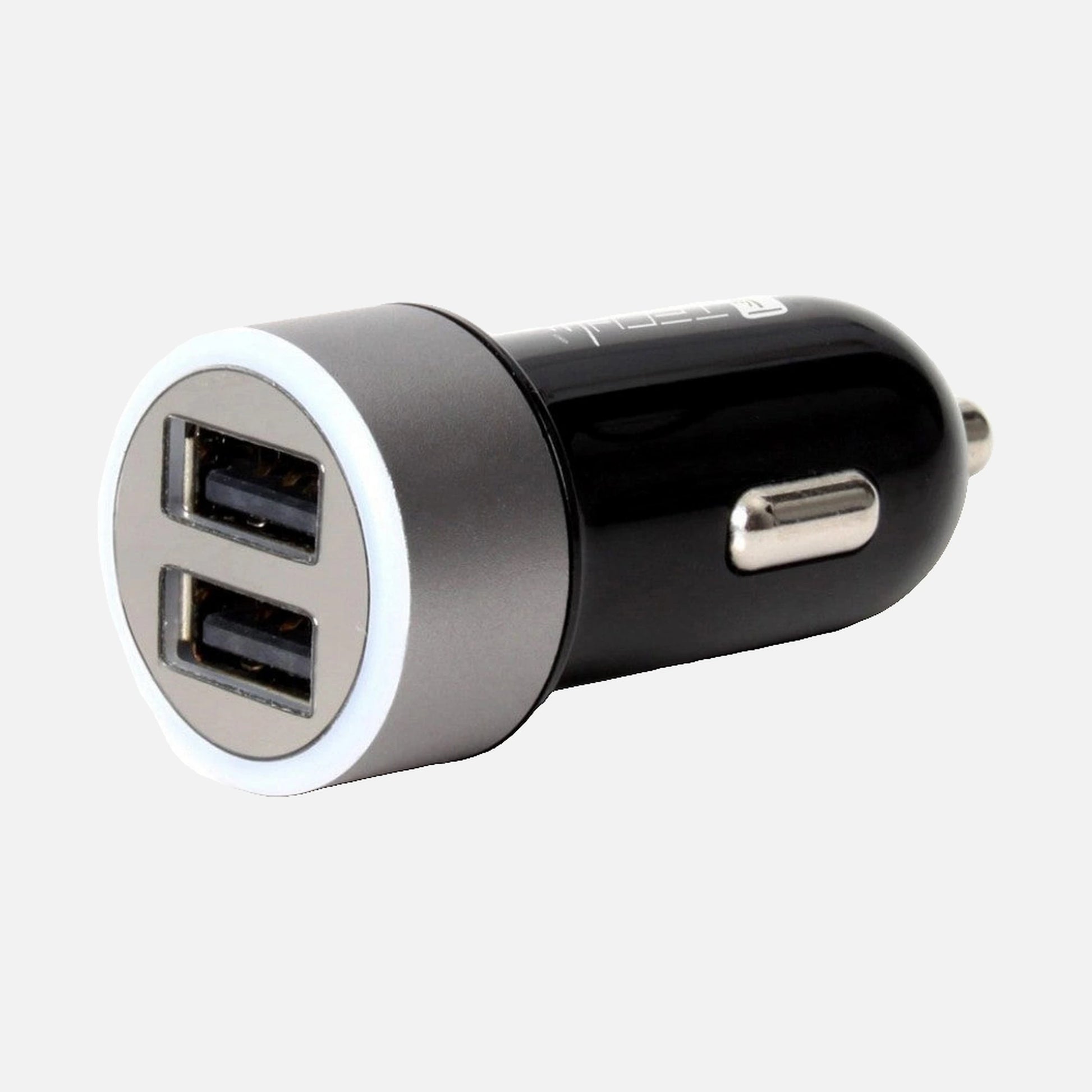 Techly IUSB2-CAR-ADP482 USB Car Charger 2-Port 4.8A