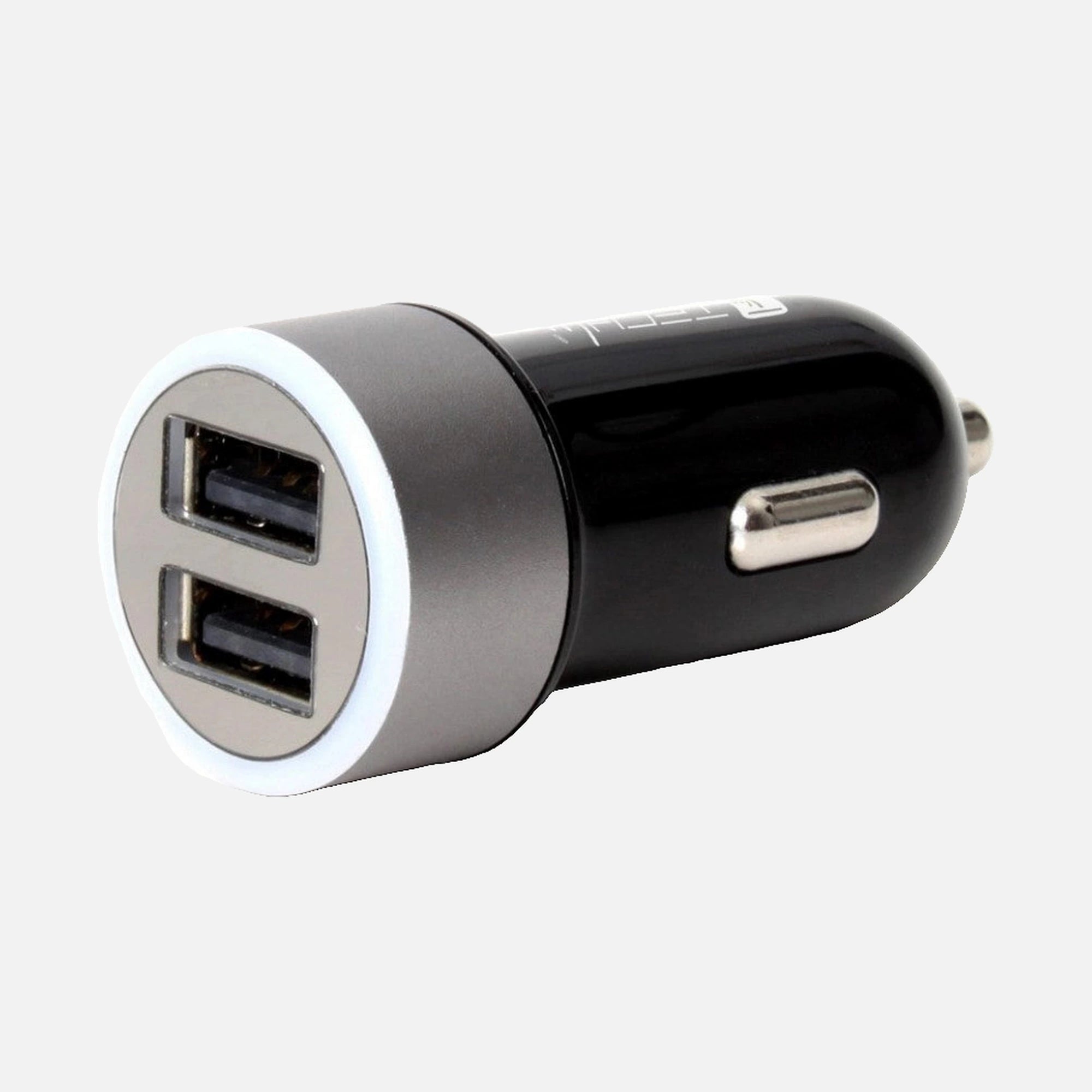 Techly IUSB2-CAR-ADP482 USB Car Charger 2-Port 4.8A