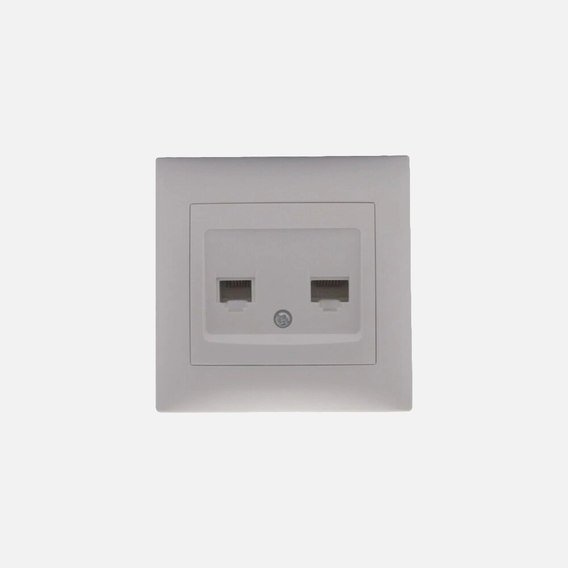 Telephone socket + CAT6 White Stinel