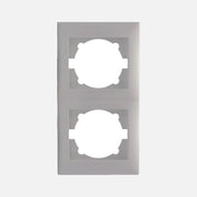 Double Vertical Frame Stinel - White