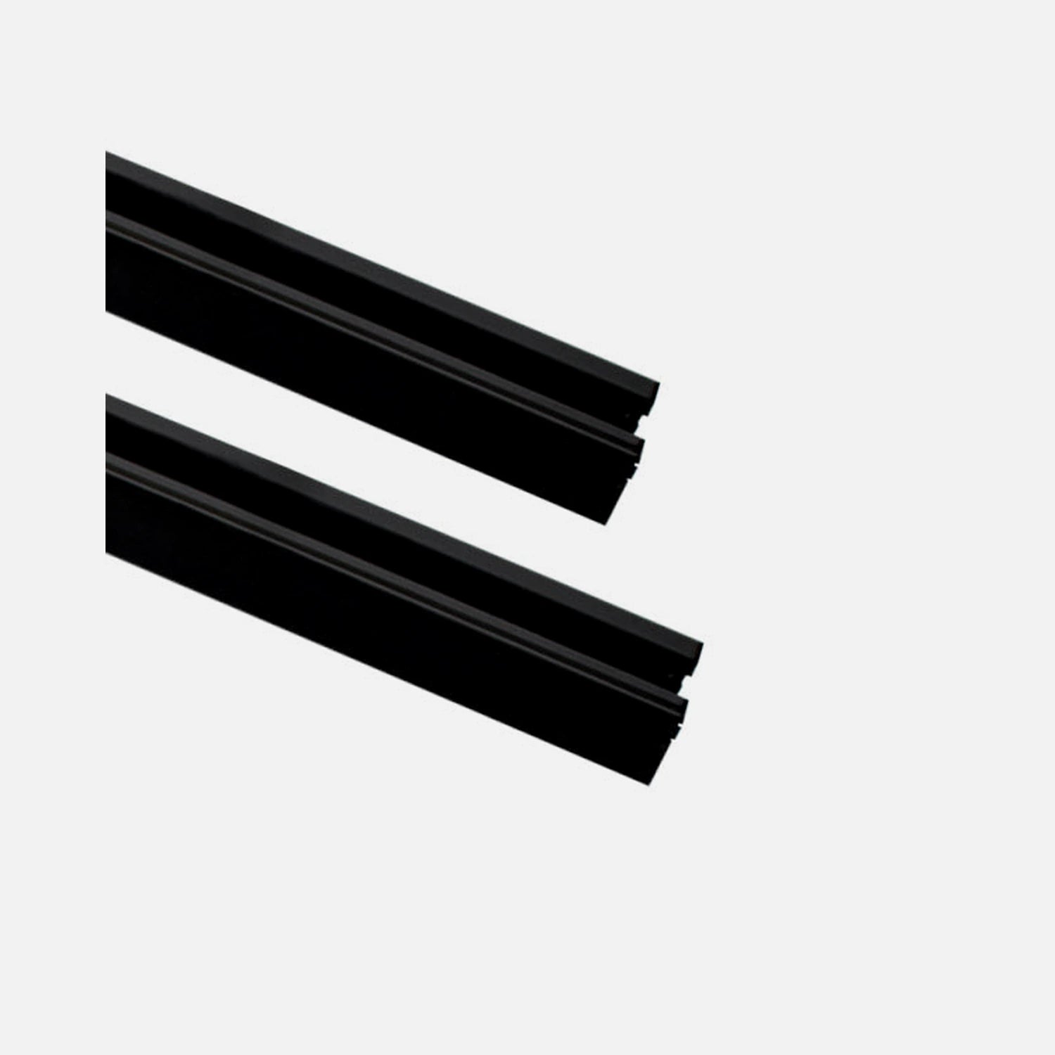 Single Phase Lighting Rail 3m Black