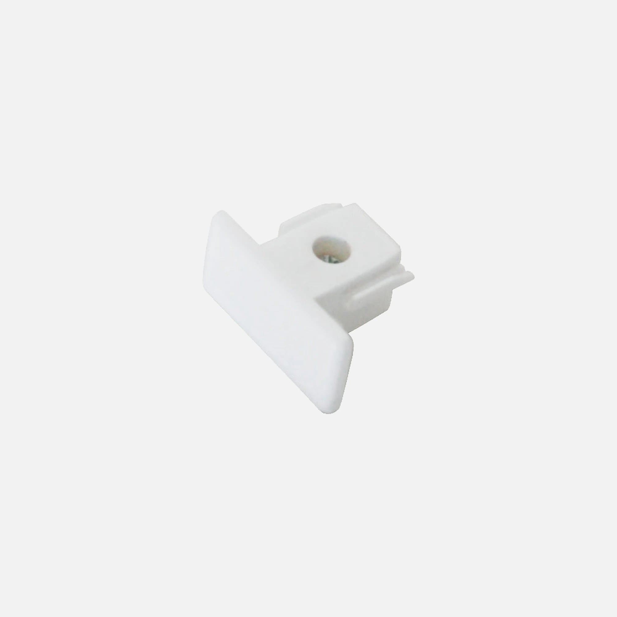 Rail Terminal Cap - 1C/16A/230V White