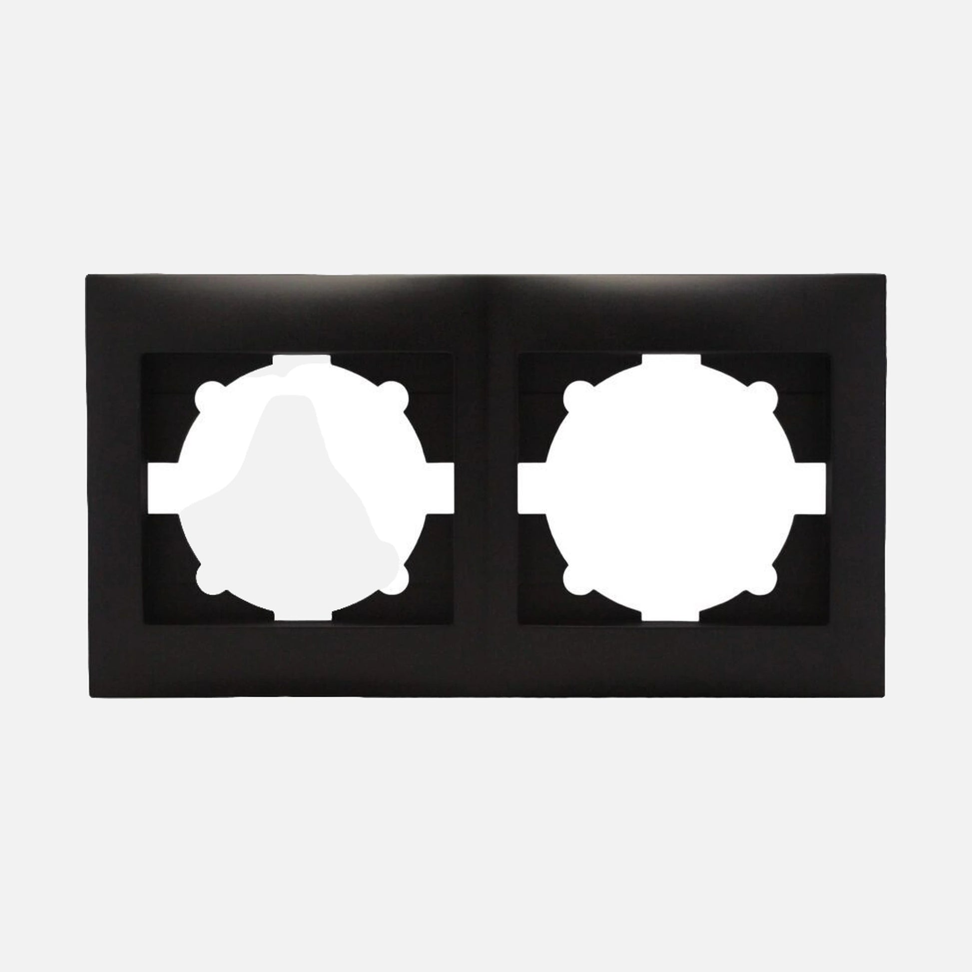 Double Horizontal Frame Stinel - Black