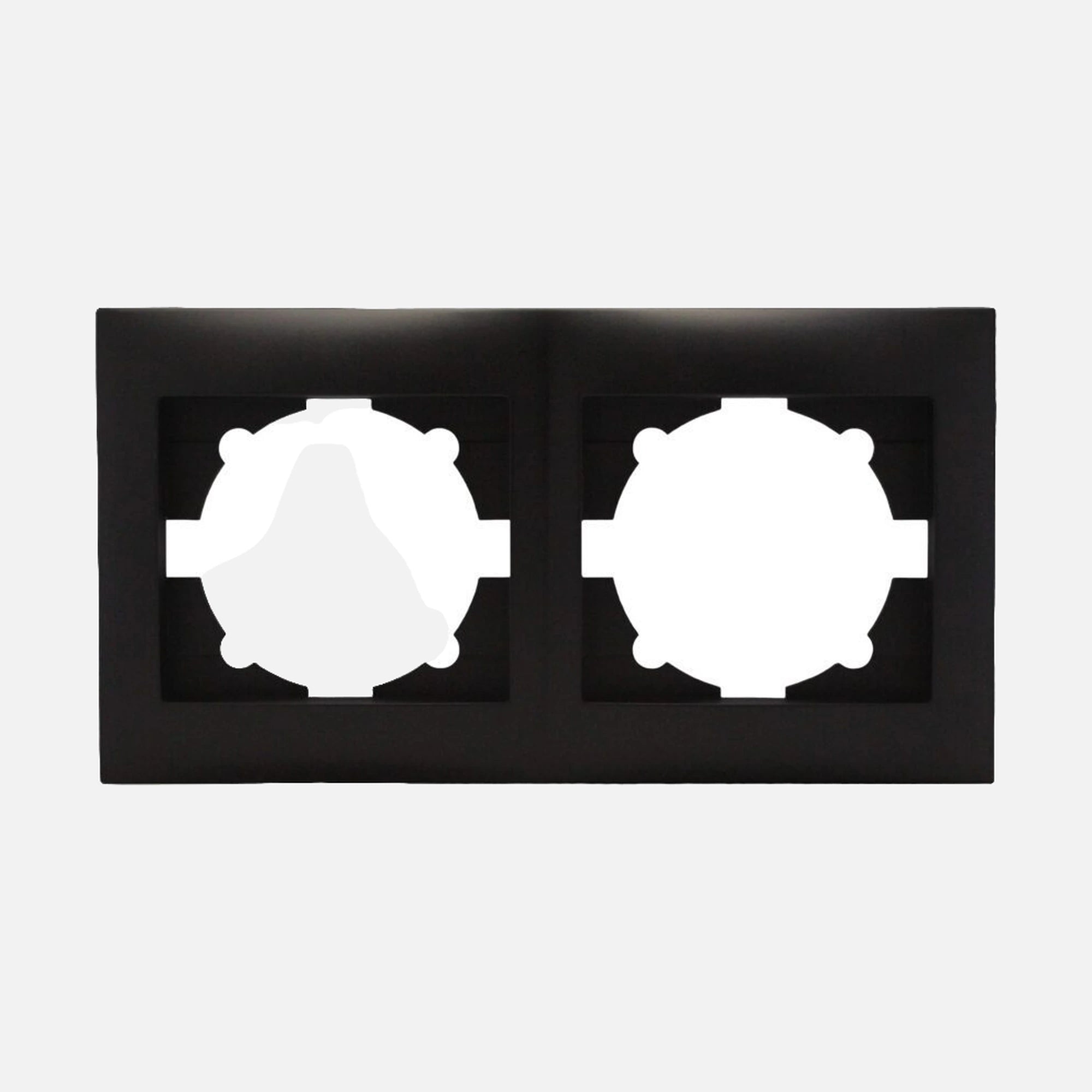 Double Horizontal Frame Stinel - Black
