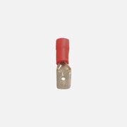 AD MDD1-250 Insulated Male Spade Terminal Red 6.35mm 10pcs