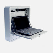 Techly Professional ICRLIM01W2 Wall Mount Security Box for 19" Laptops White
