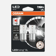 LEDVANCE OSRAM Auto Auxiliary Bulb LED SL P21/5W RED - BAY15d