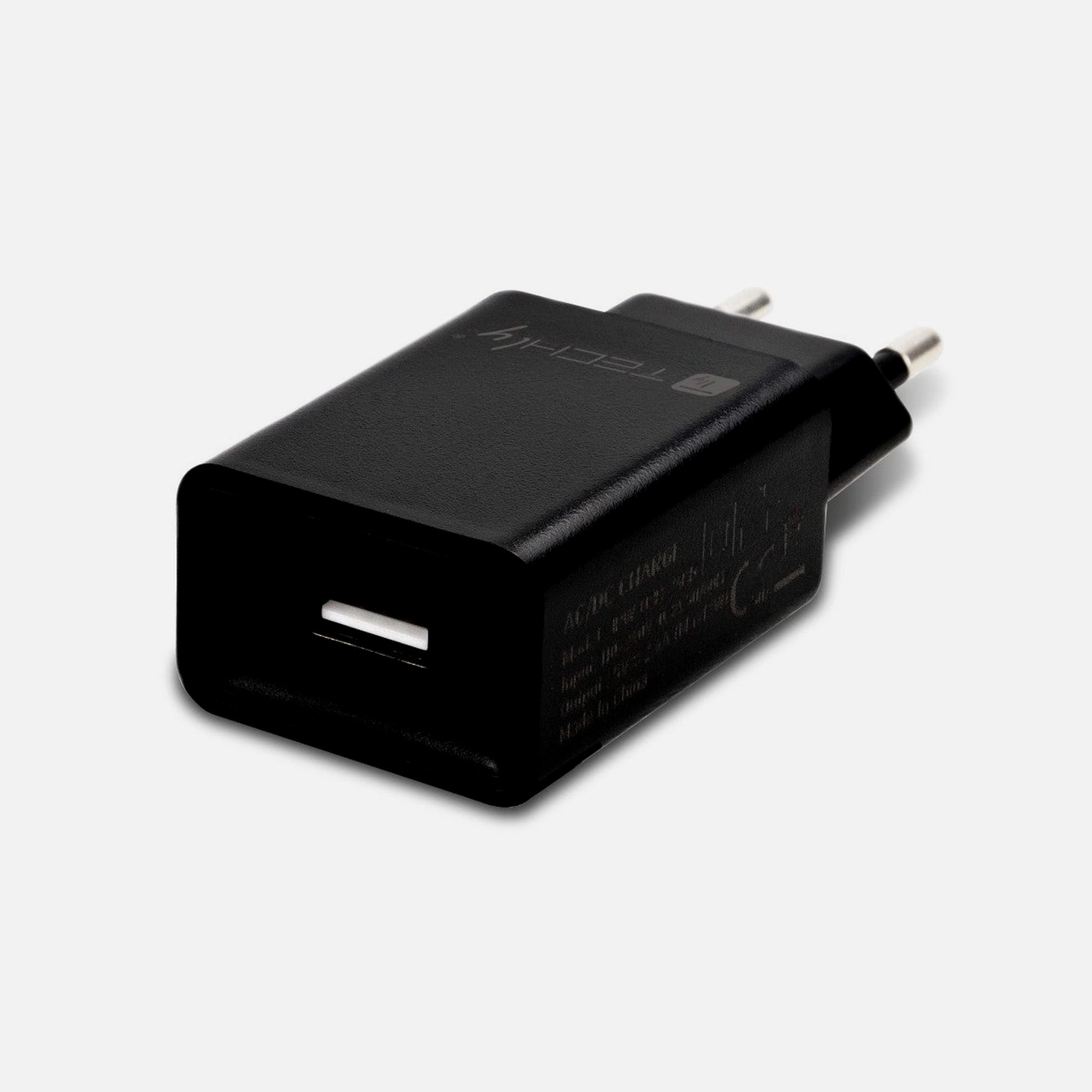 Techly IPW-USB-24BK Wall USB Charger 5V 2.4A 12W Black
