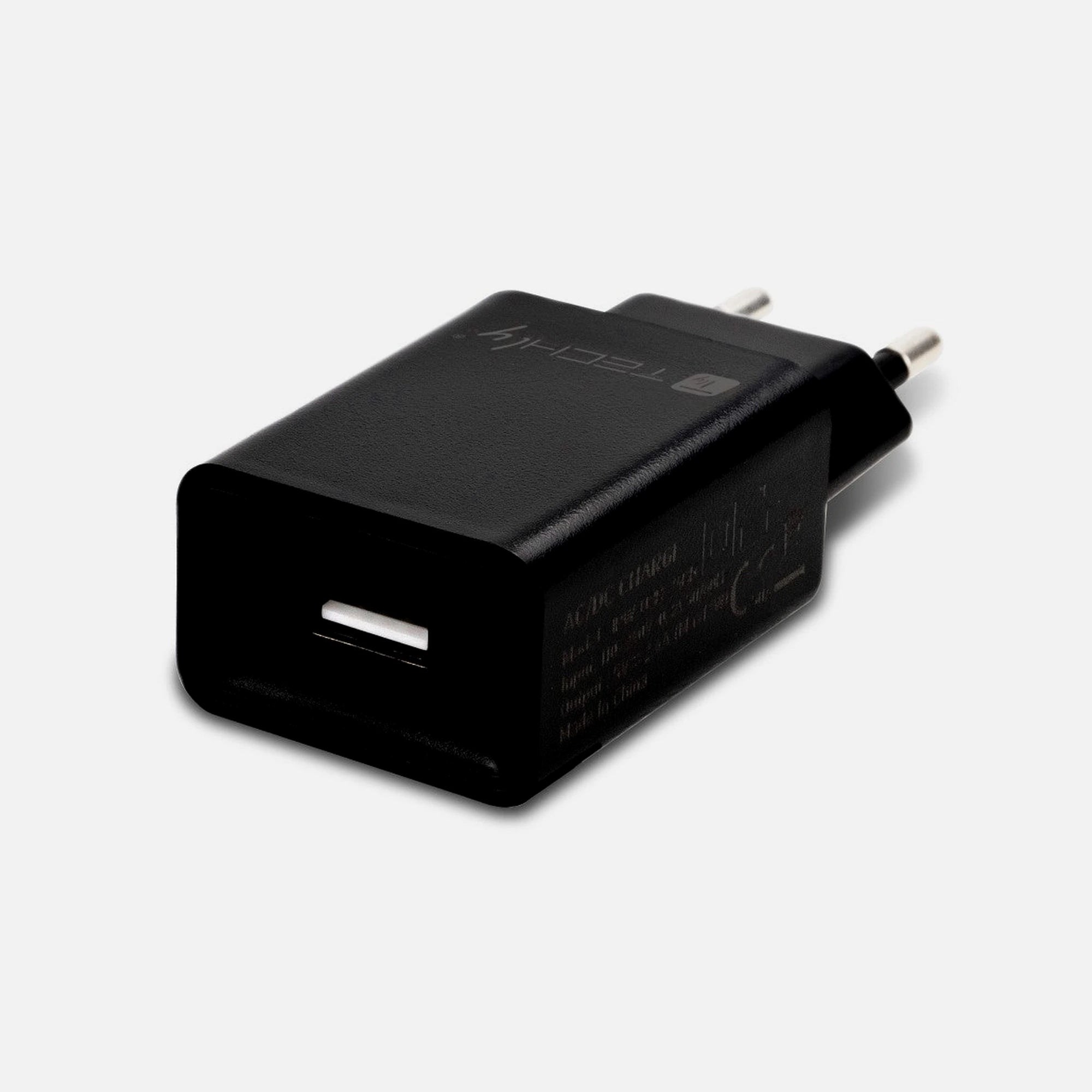Techly IPW-USB-24BK Wall USB Charger 5V 2.4A 12W Black