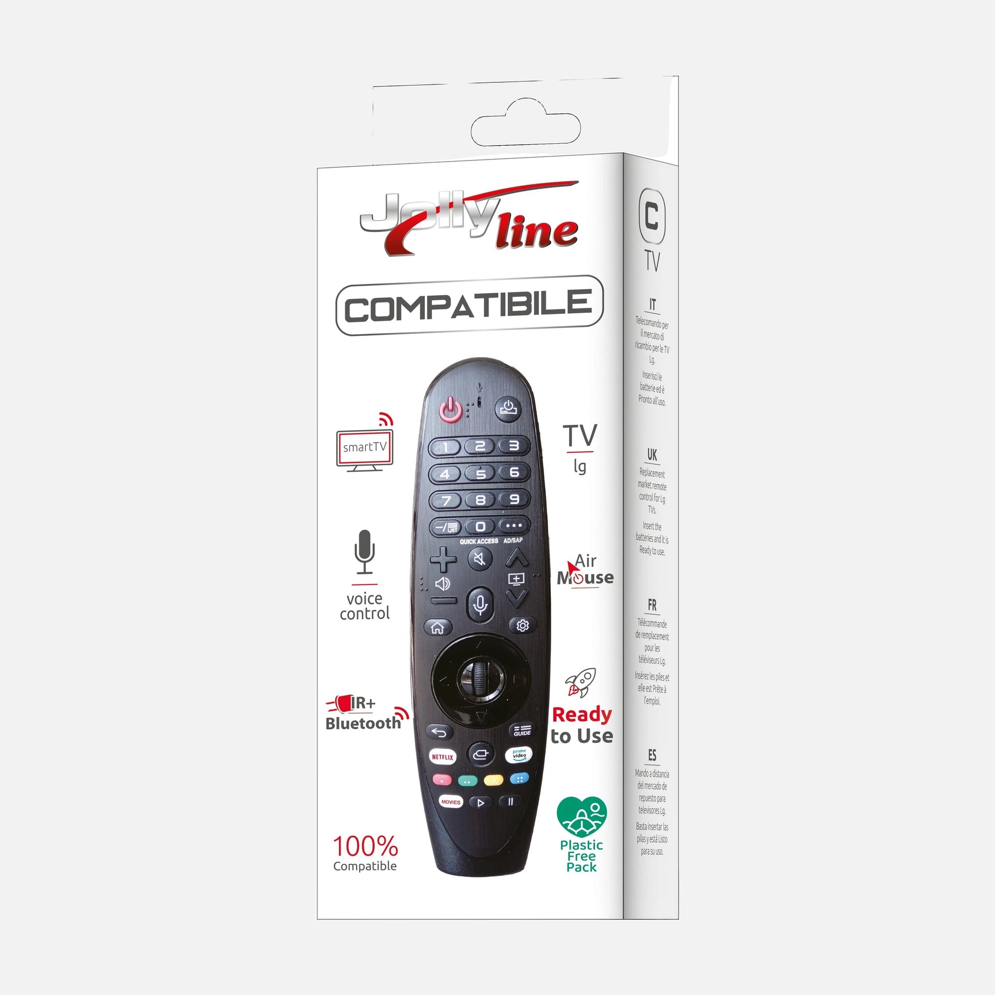 GBS Elettronica Jolly Line 1502 Compatible Remote for LG Smart TV