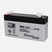 MPL Power Elektro Rechargeable Lead Battery - VRLA MWS 6V/1.3Ah