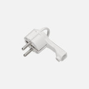 Orno - 1379 Schuko Plug Male with handle White