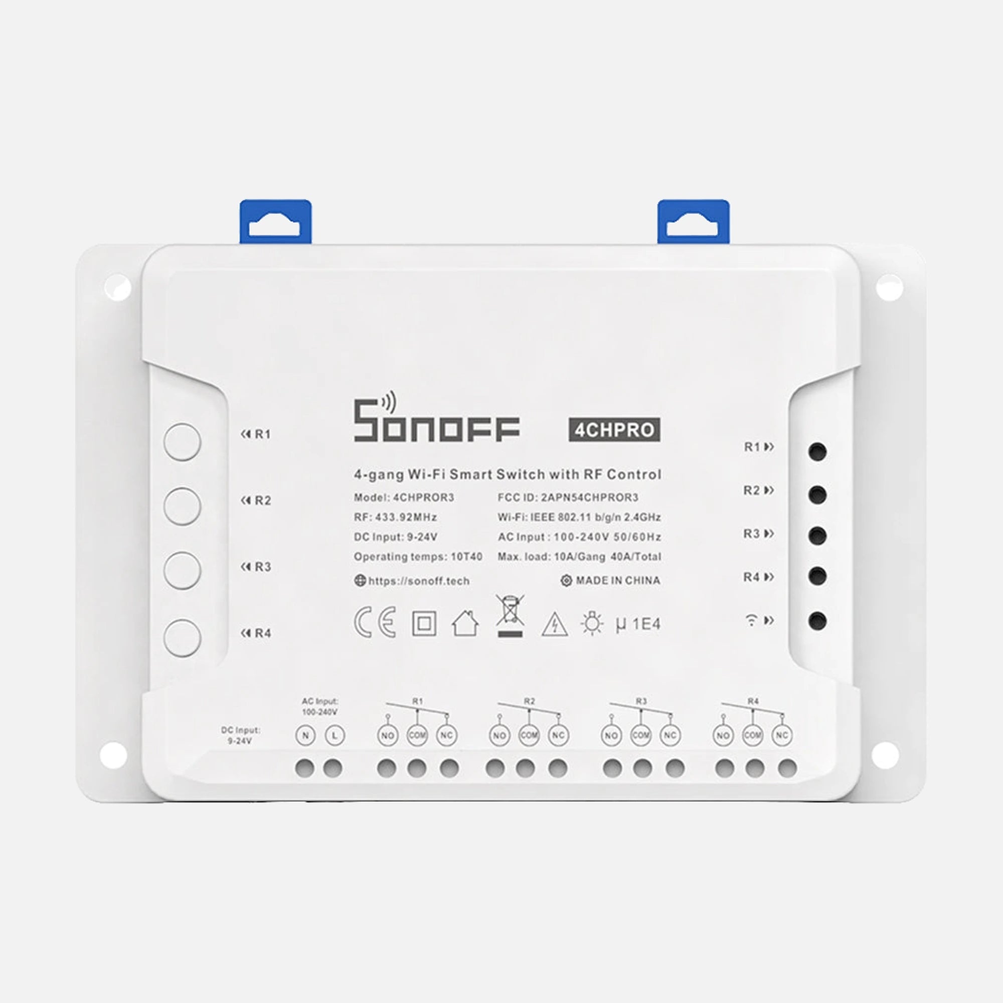 SONOFF 4CHPROR3 Wi-Fi Smart Switch 4-Gang RF Control