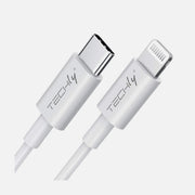 Techly ICOC APP-8BUC10T USB-C to Lightning Fast Charging Cable 1m