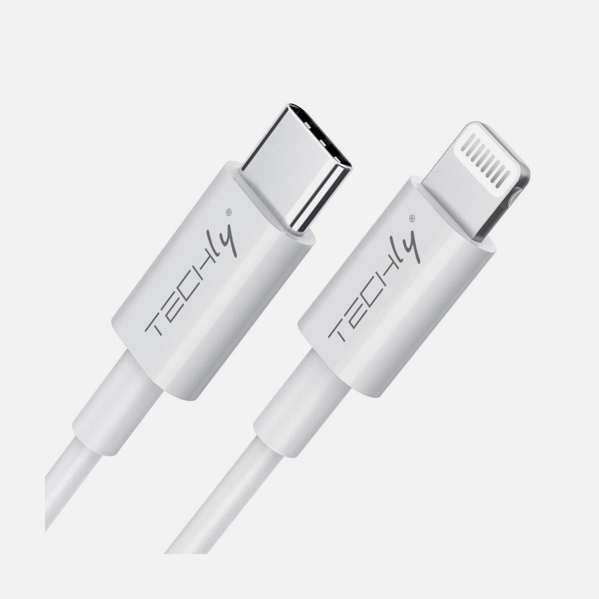 Techly ICOC APP-8BUC10T USB-C to Lightning Fast Charging Cable 1m