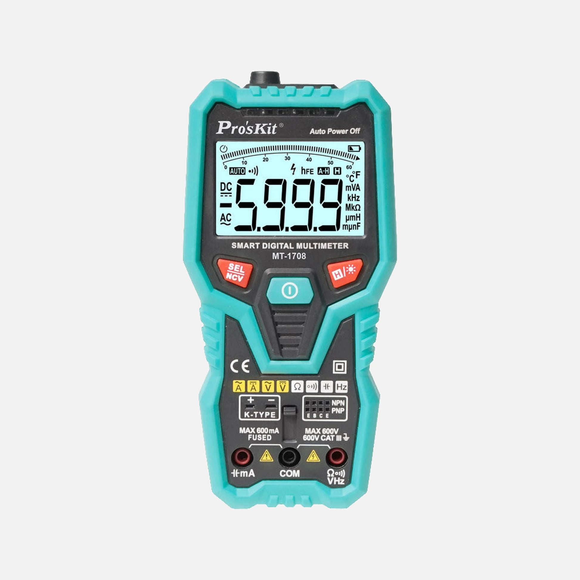 Proskit MT-1708 Digital Multimeter 3-5/6