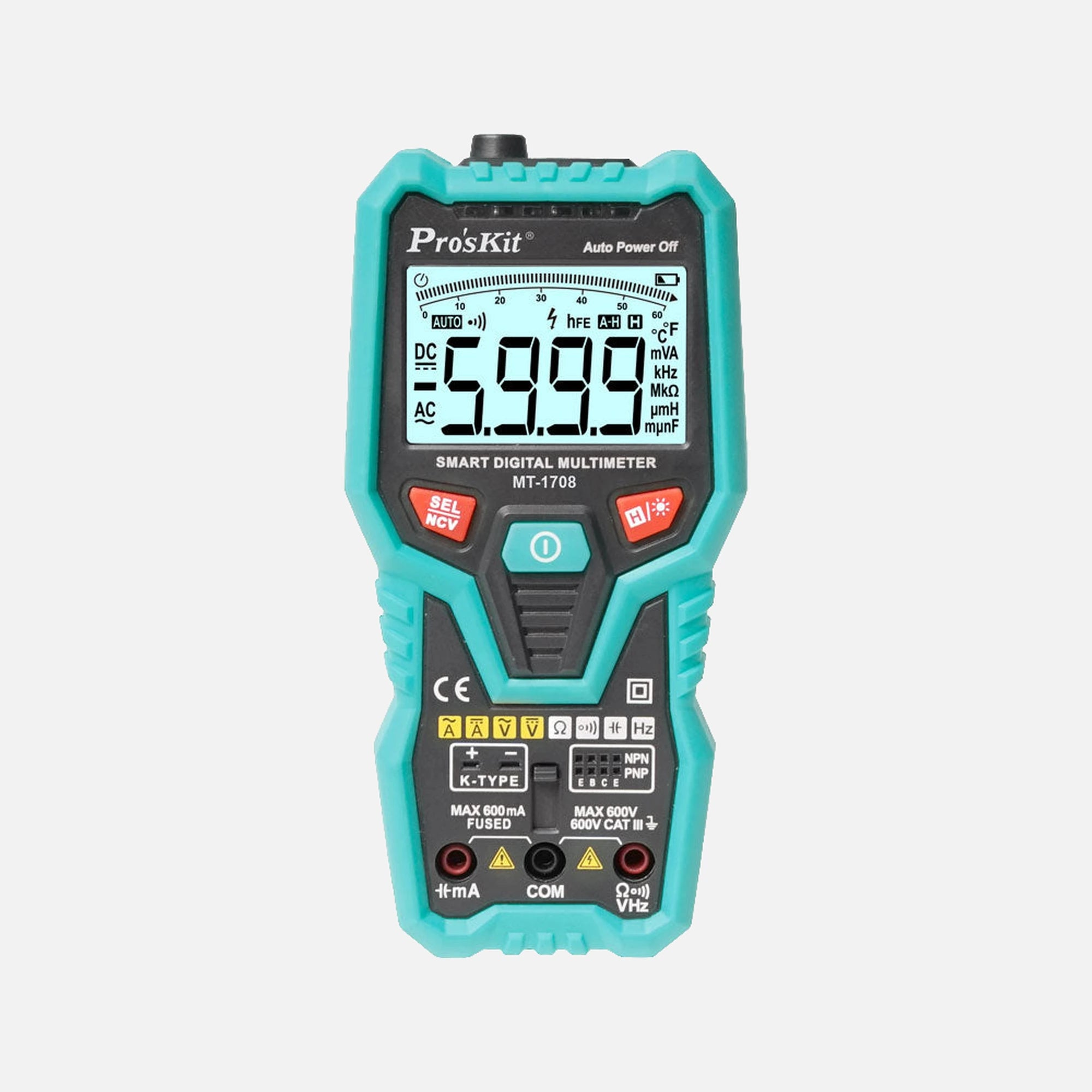 Proskit MT-1708 Digital Multimeter 3-5/6