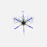 RP Snowflake with Meteor Light 220V/IP44 Cold Blue
