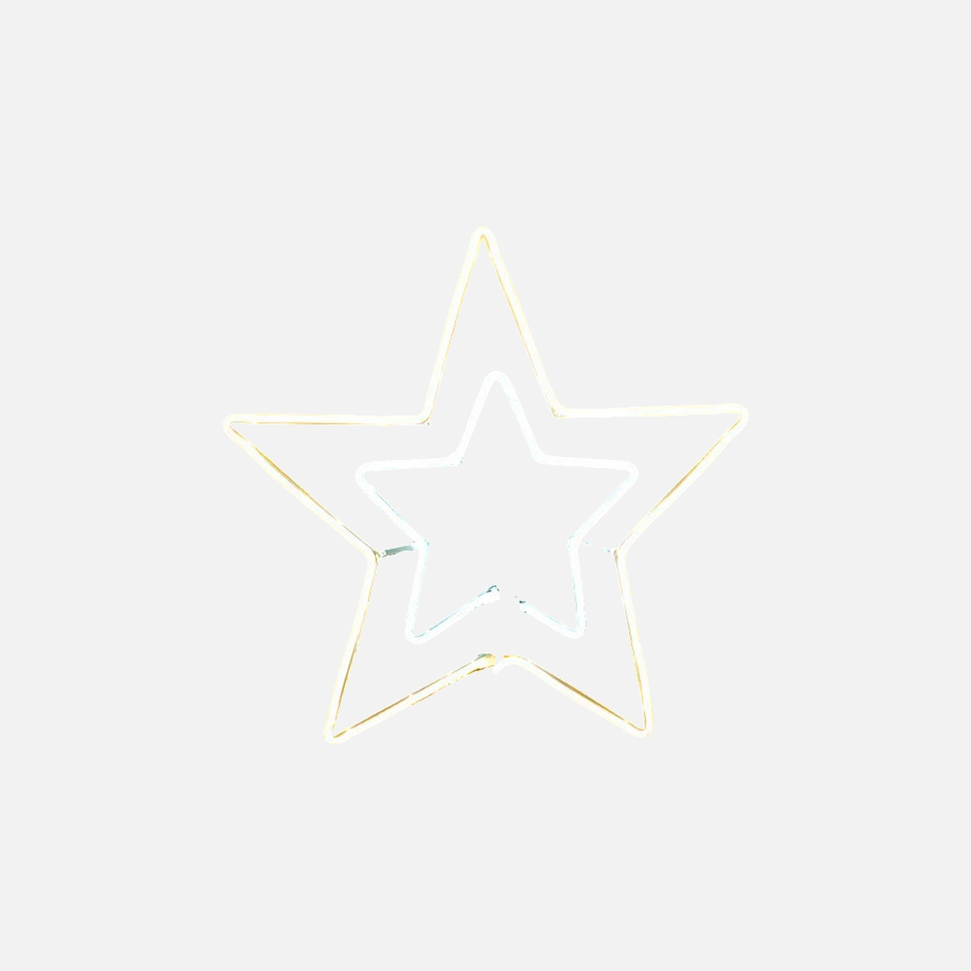 RP Neon Double Star with 8 Programs 220V/IP44 Warm-Cold