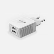 Techly IPW-USB-EC152W Dual USB Wall Charger 5V 2.1A White