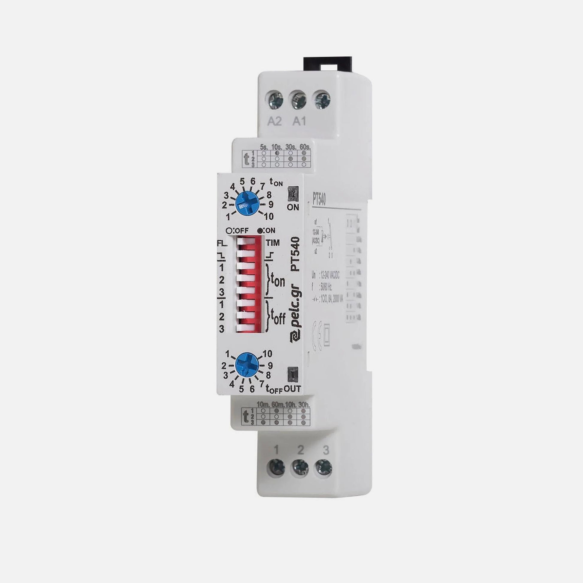 PELC - PT540 Multifunction Timer Relay 0,1sec-60h
