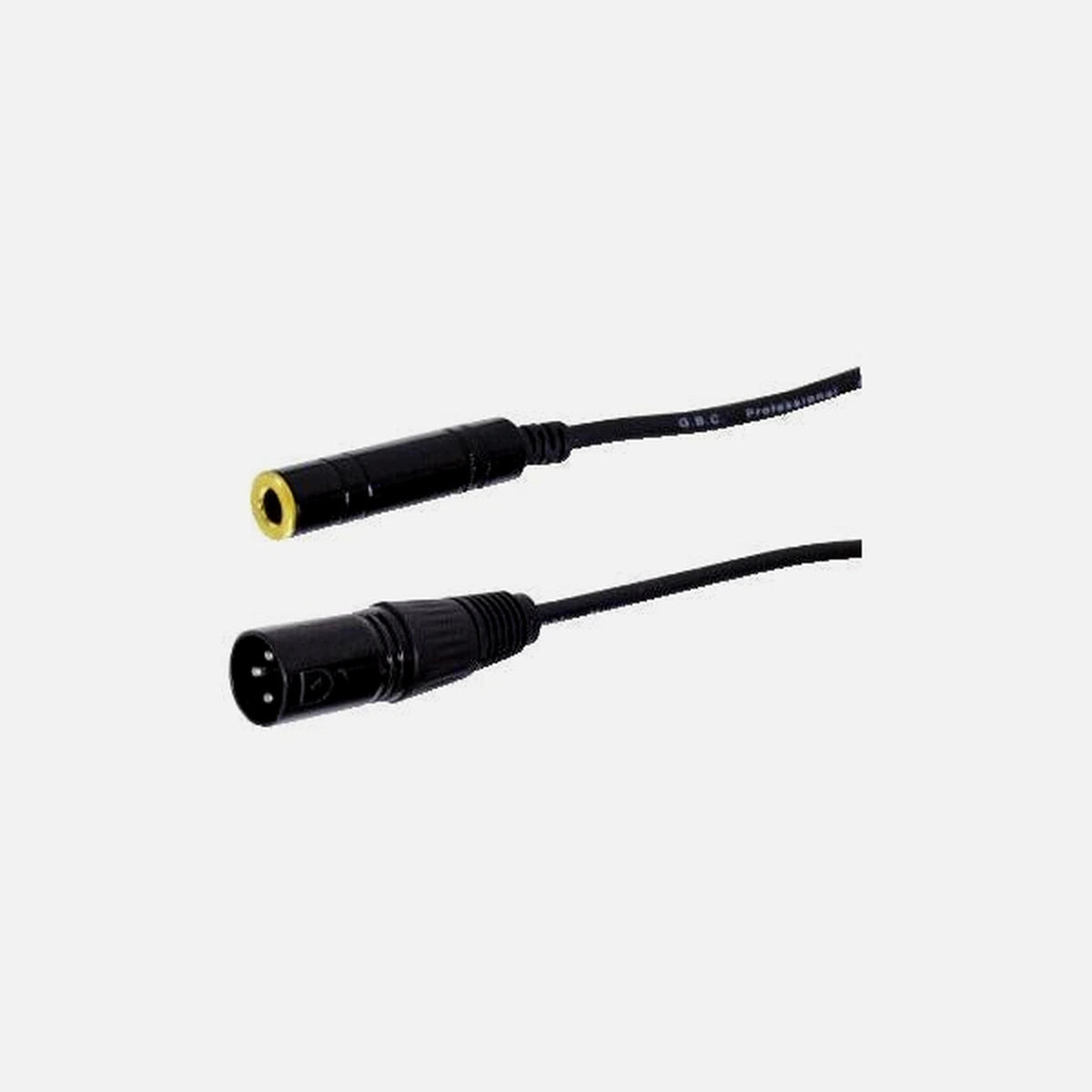 GBC 14.1702.60 Professional Microphone Cable 6.3mm–XLR 10m
