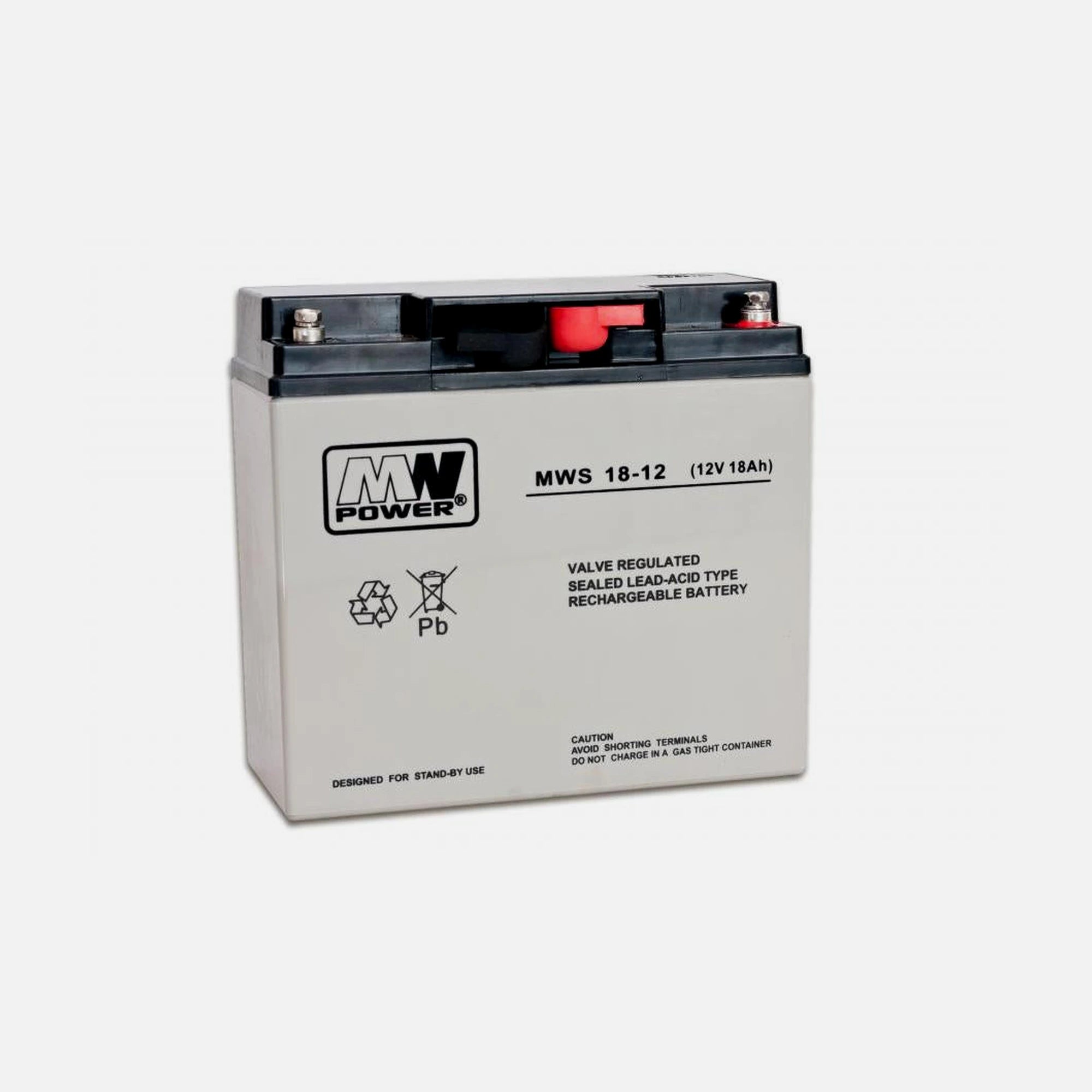 MPL Power Elektro Rechargeable Lead Battery - VRLA MWS 12V/18Ah