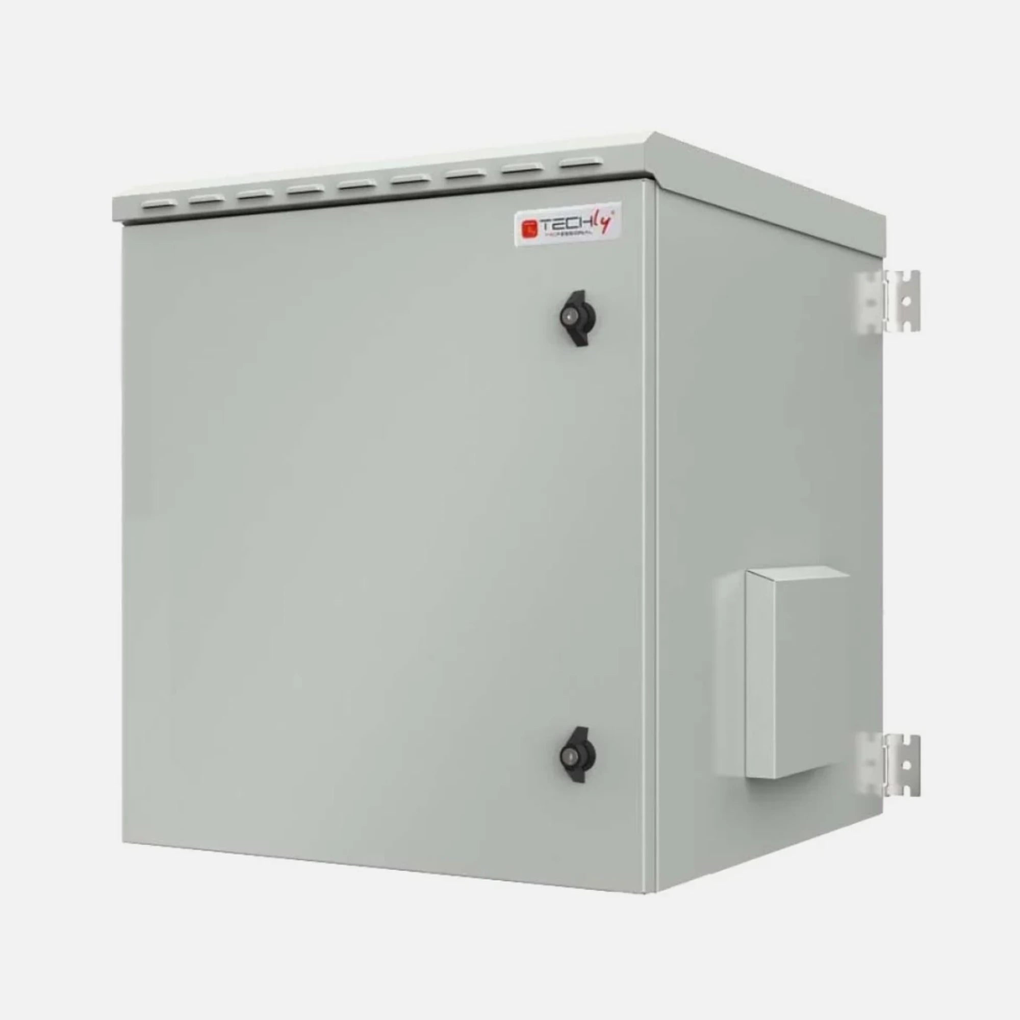 Techly I-CASE IP55-1260 Industrial Wall Rack 19" 12U 600mm IP55 Grey