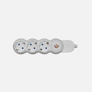 AD Power Strip Bubble 3-Outlet LED Switch No Cable