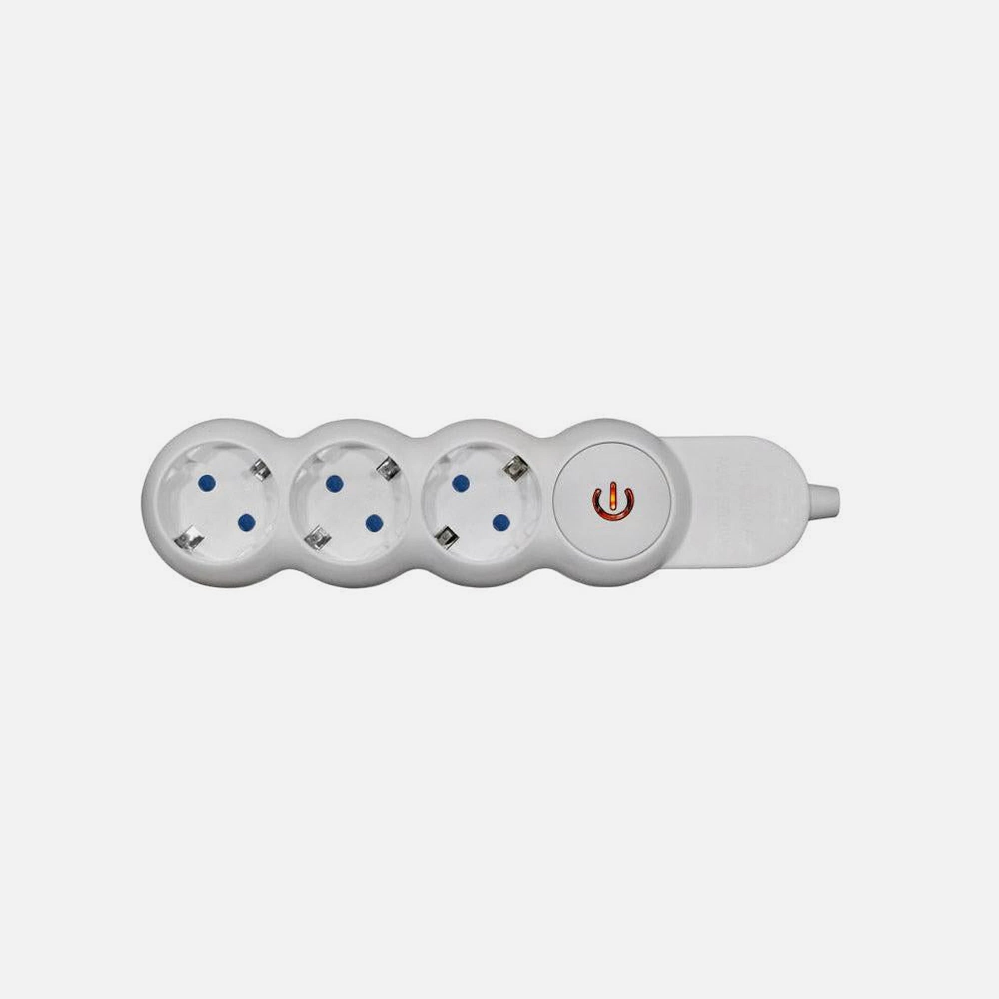AD Power Strip Bubble 3-Outlet LED Switch No Cable