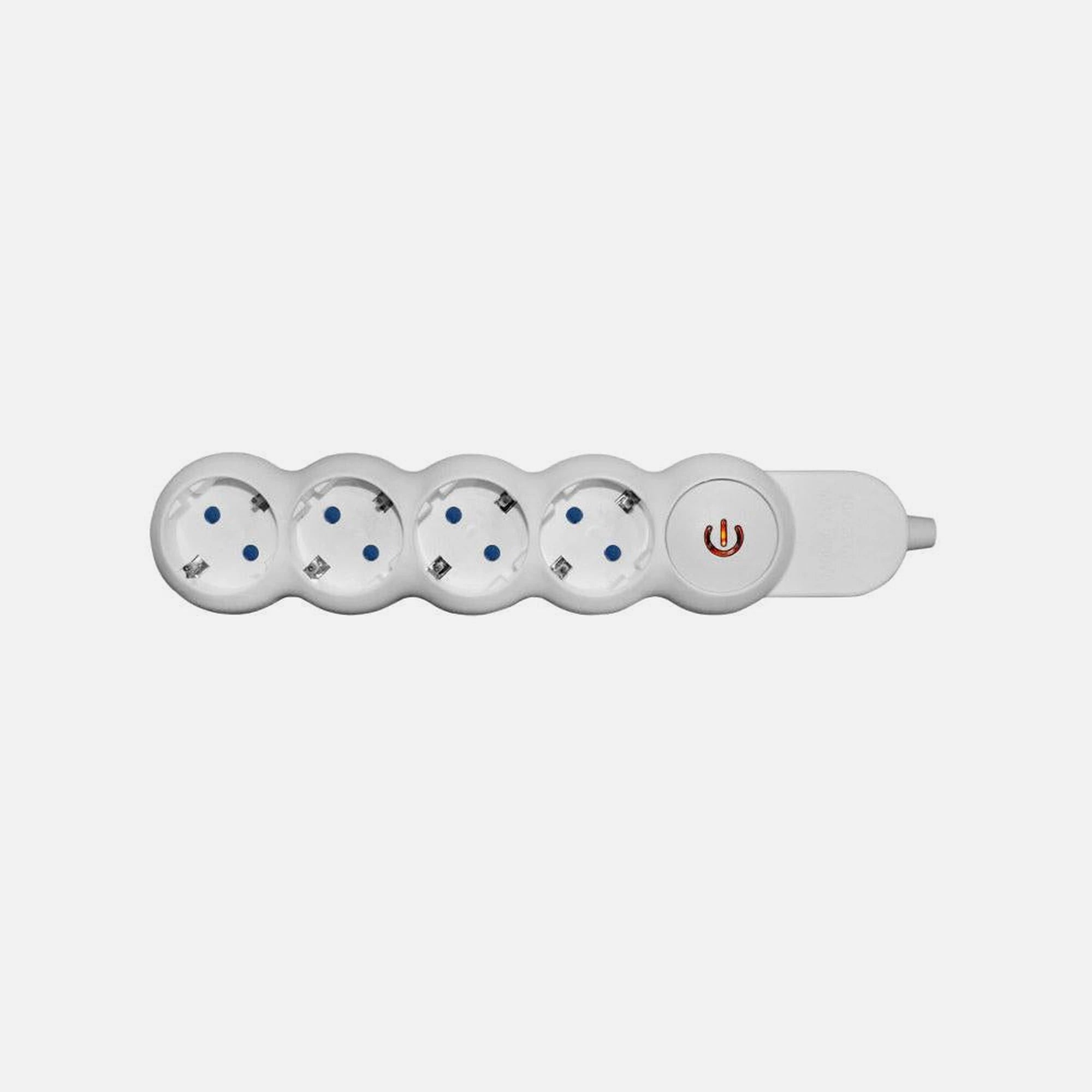 AD Power Strip Bubble 4-Outlet LED Switch No Cable