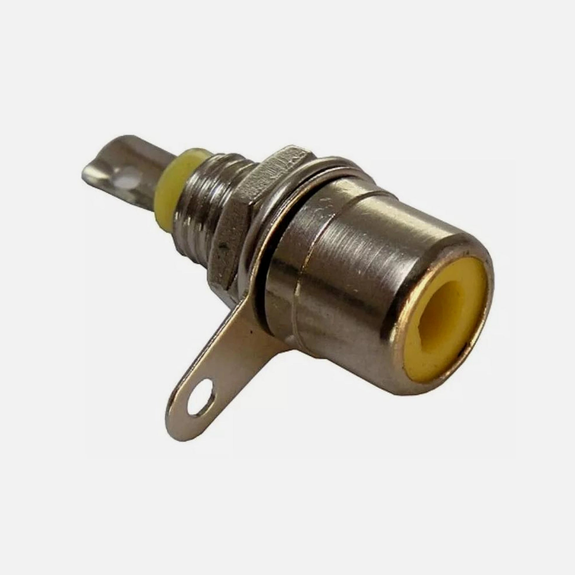 GBC 30.1796.04 - Rca panel socket Gold Plated Female Yellow