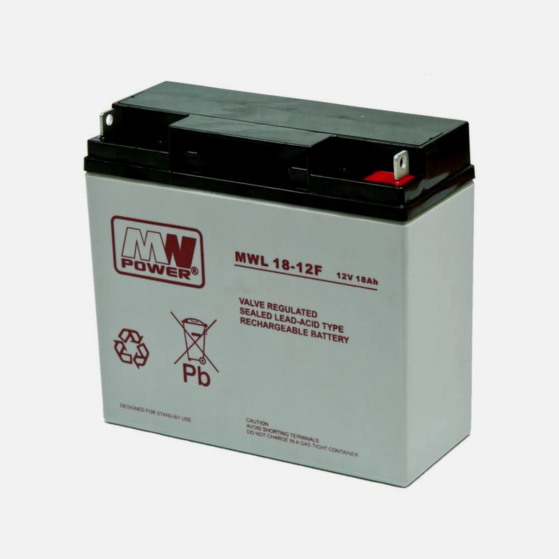 MPL Power Elektro Rechargeable Lead Battery - VRLA MWL 12V/18Ah