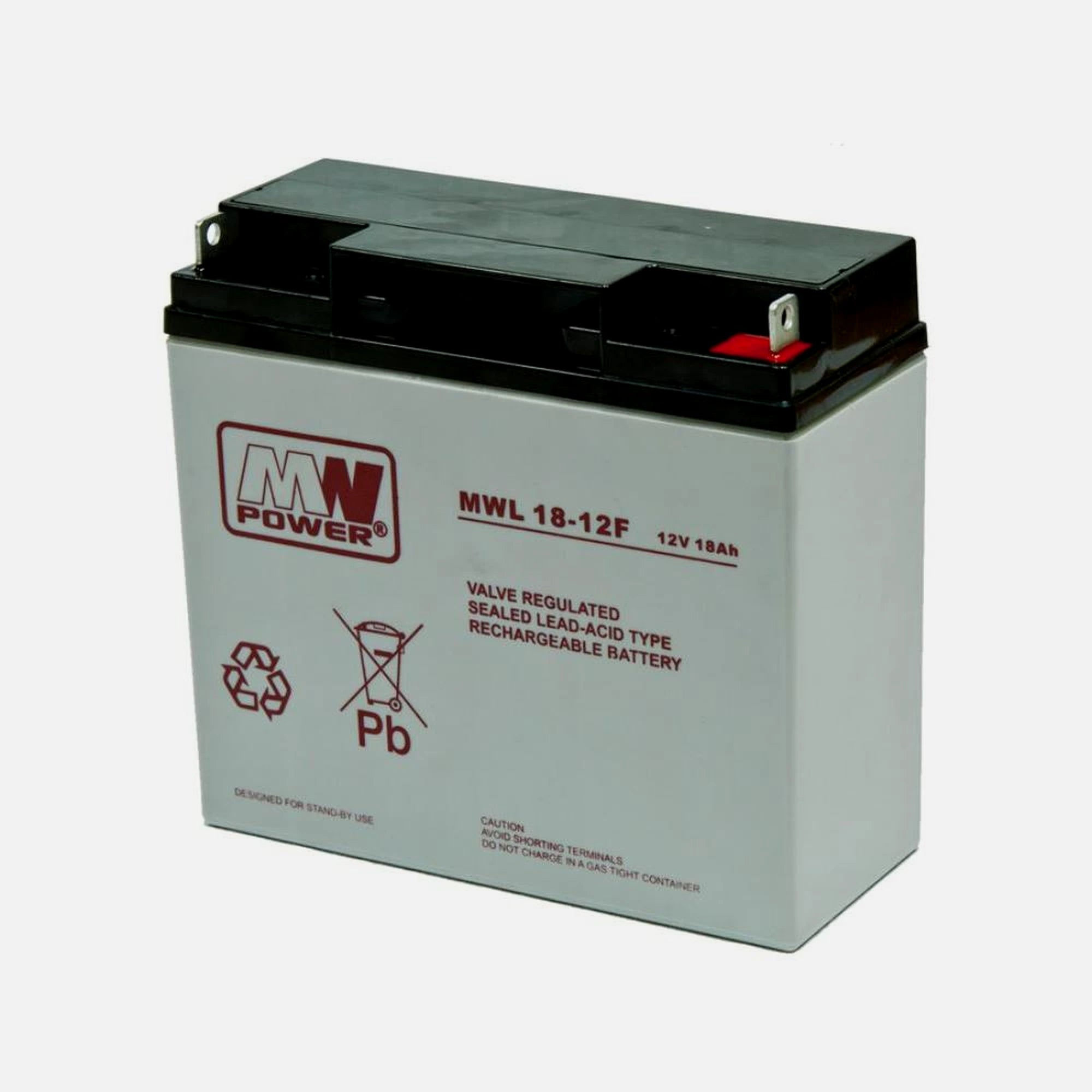MPL Power Elektro Rechargeable Lead Battery - VRLA MWL 12V/18Ah