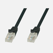 Techly ICOC CCA6U-005-BKT Black Cat.6 UTP CCA Patch Cable 0.5 m