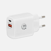 Manhattan IPW-USB-33WCWH - Mini wall USB Charger 30w White