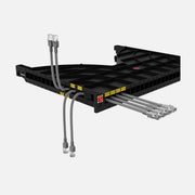 Techly I-CASE TRAY-ORG800 Cable Management Shelf 24 Ports for 19" Rack 800mm