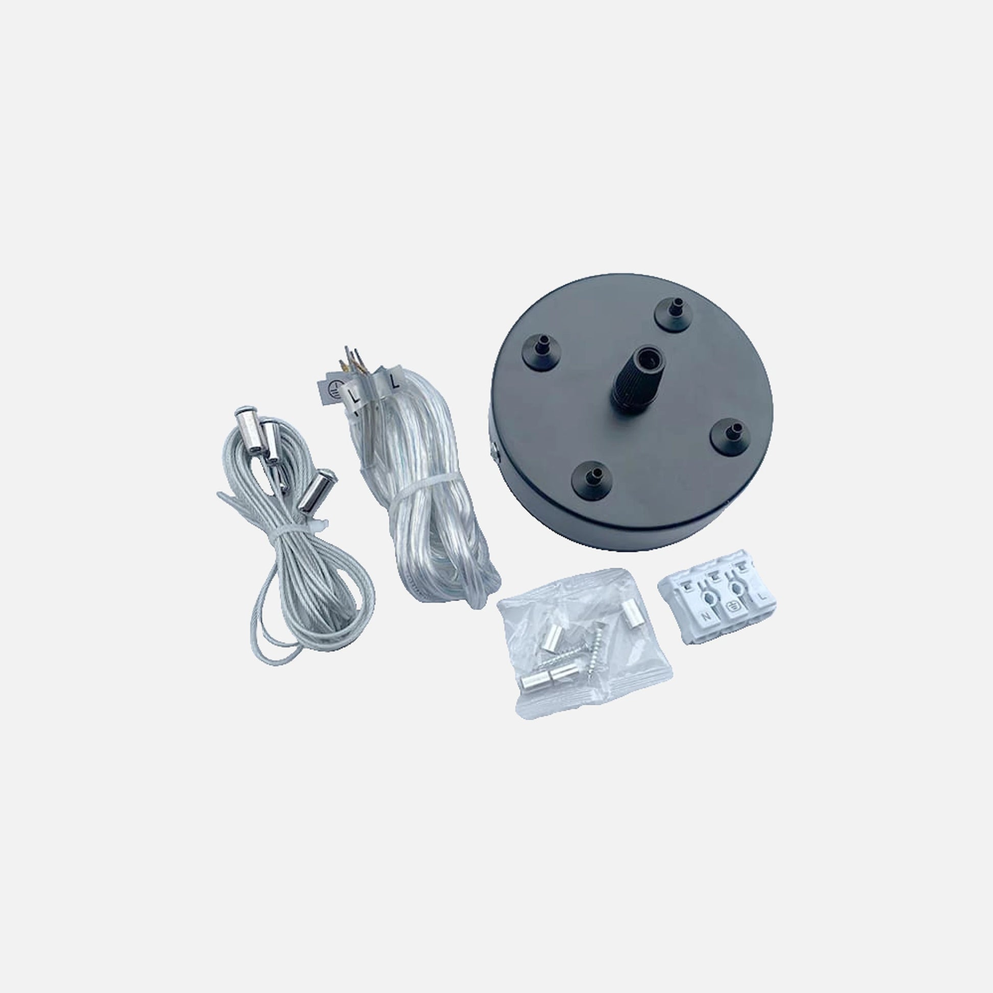 RP Accessory for pendant installation with 4 strings - For "Jane" & "Belizer" ceiling lamp Black