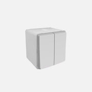 Stinel “Aqua” K/R A/R Switch With Automatic Contacts Waterproof IP55 Outdoor White