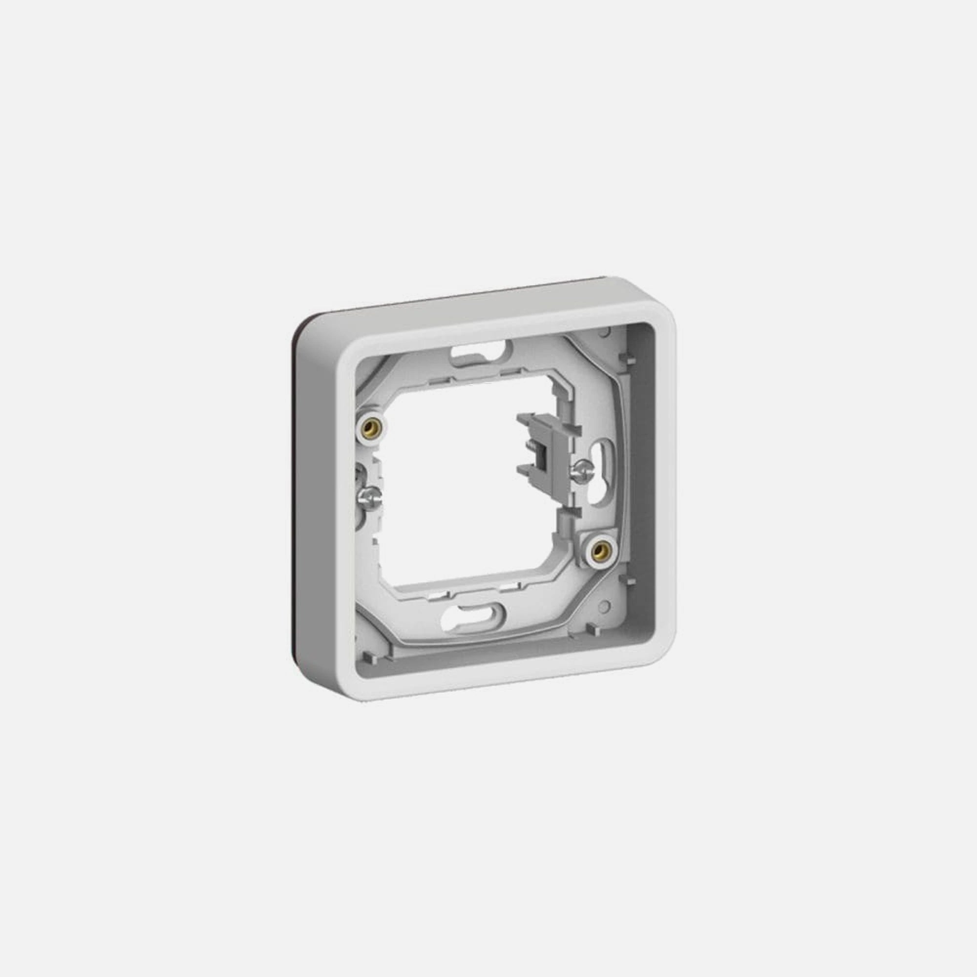 Stinel "Aqua" Single Frame With Nails Recessed Waterproof IP55 White