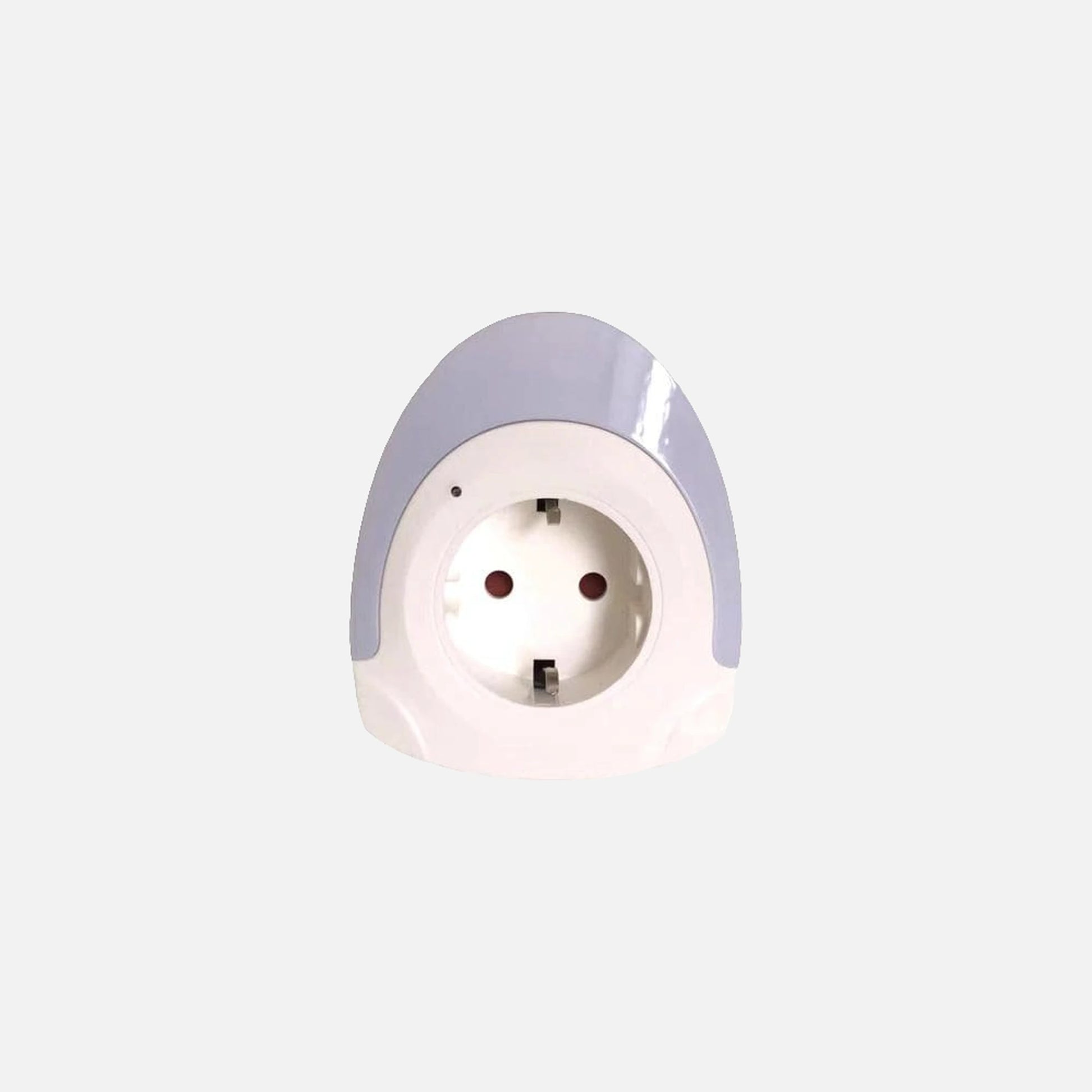 RP Socket Night Lamp with Photocell and Blue-White-Pink Selection 0.5W+Schuko