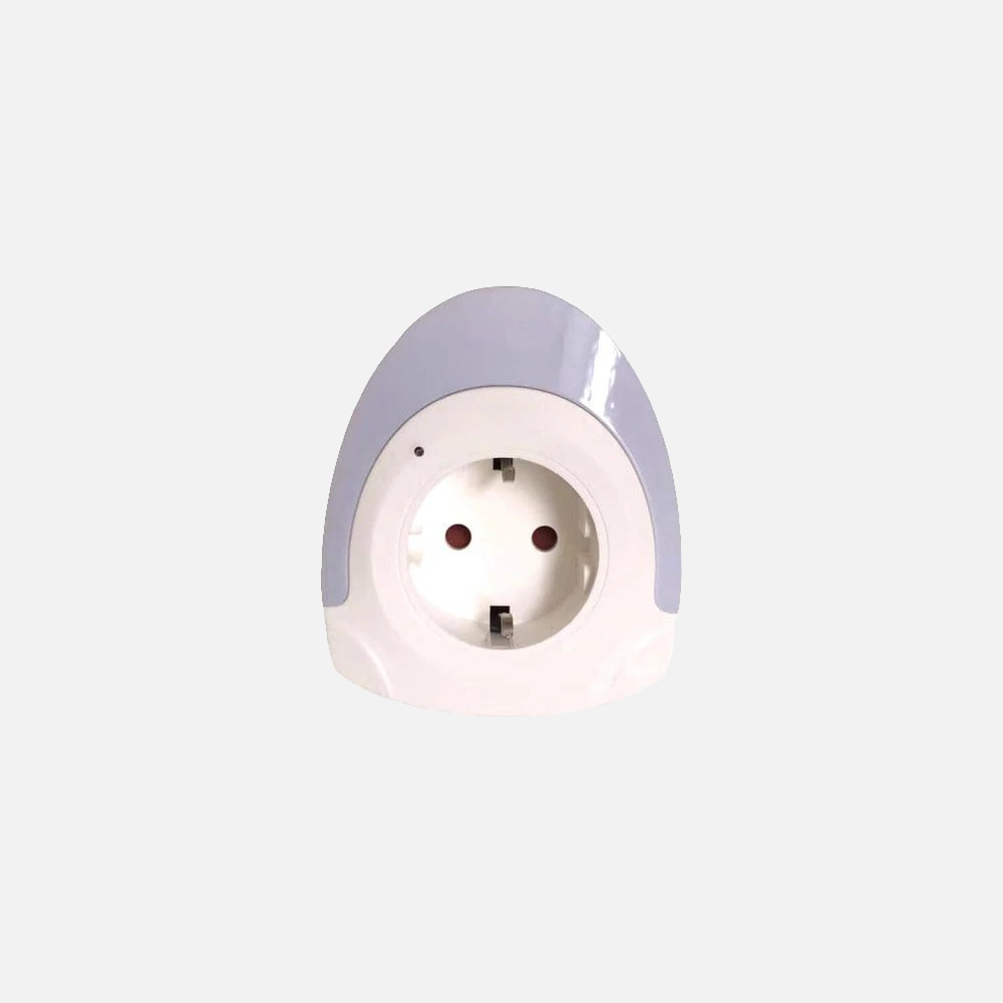 RP Socket Night Lamp with Photocell and Blue-White-Pink Selection 0.5W+Schuko