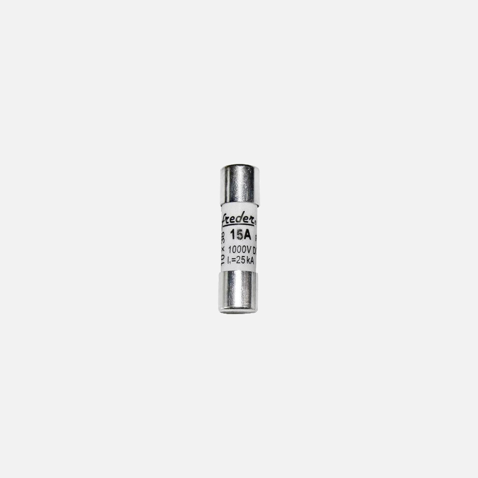 AD Photovoltaic Cylindrical Cartridges 10x38mm 15Α 1000vdc FREDER