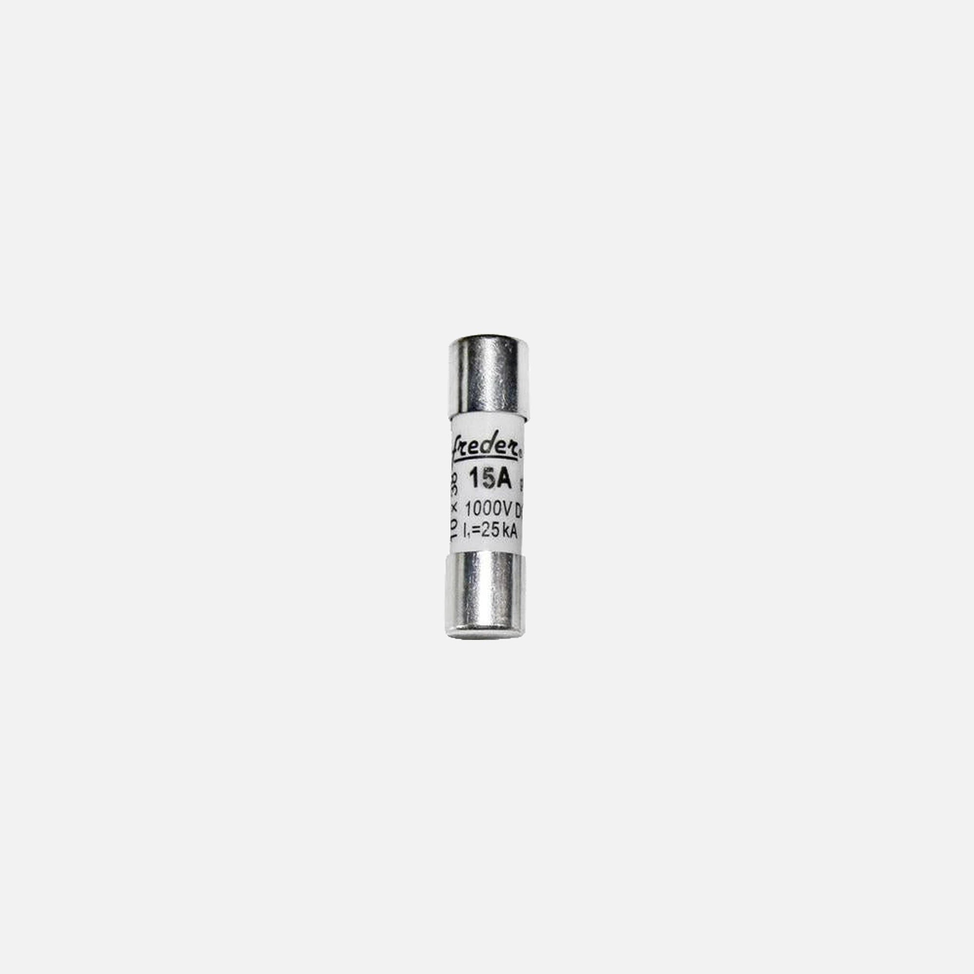 AD Photovoltaic Cylindrical Cartridges 10x38mm 15Α 1000vdc FREDER