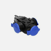 Orno OR-AE-1346 Triple Schuko Socket IP44 Black