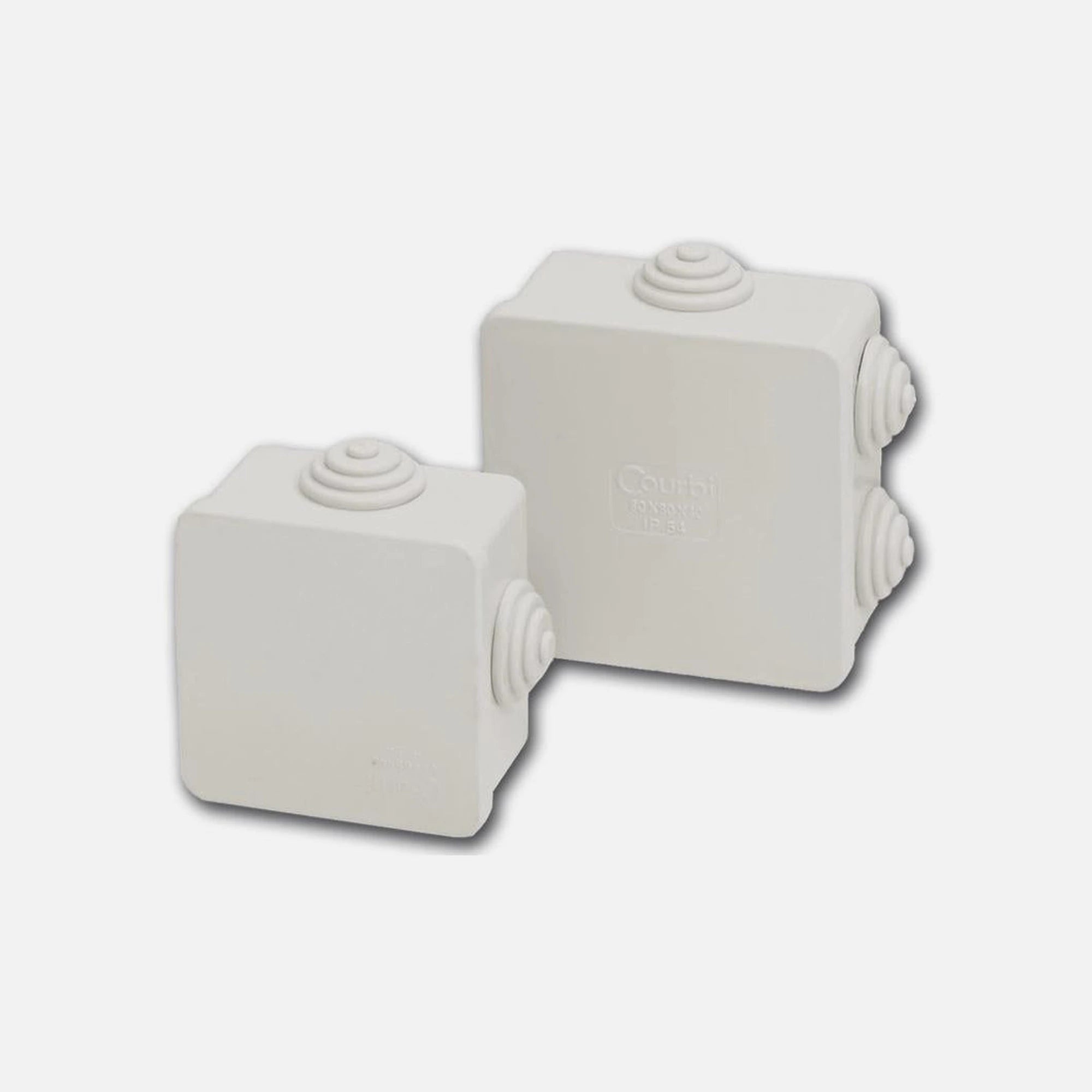 Courbi - Waterproof Junction Box 190x145x70mm IP55 Gray