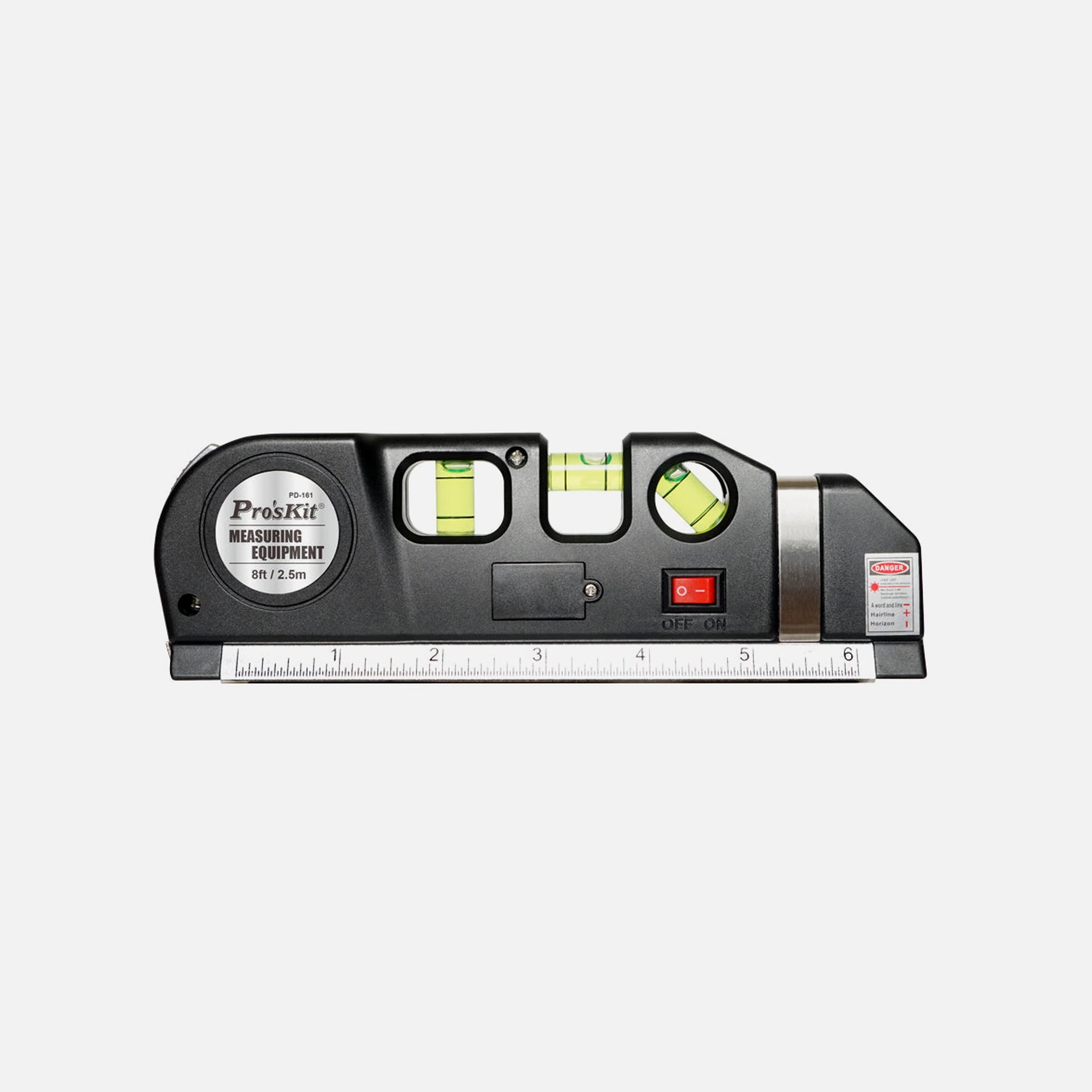 Proskit PD-161-C - Multi-Purpose - Ruler, Tape Measure, Laser, Levelin